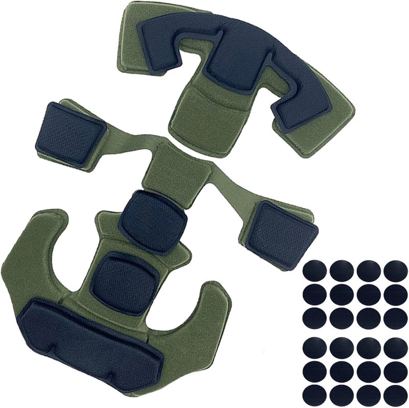 BShasrlim Multi-Sport Helmet Pad Inserts - Universal Helmet Comfort Padding Kit - Memory Foam Replacement Pads for Cycling, Motorcycle,Airsoft,Sports & Safety Helmets - Image 1